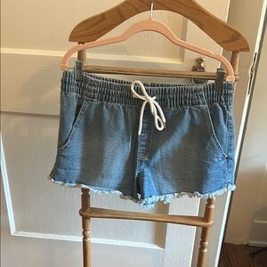 Blue Denim Women's Shorts